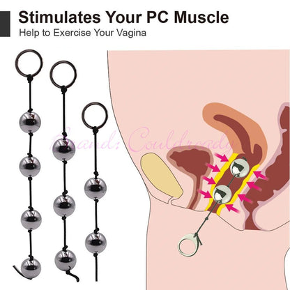 Side profile of kegel trainer showing shape