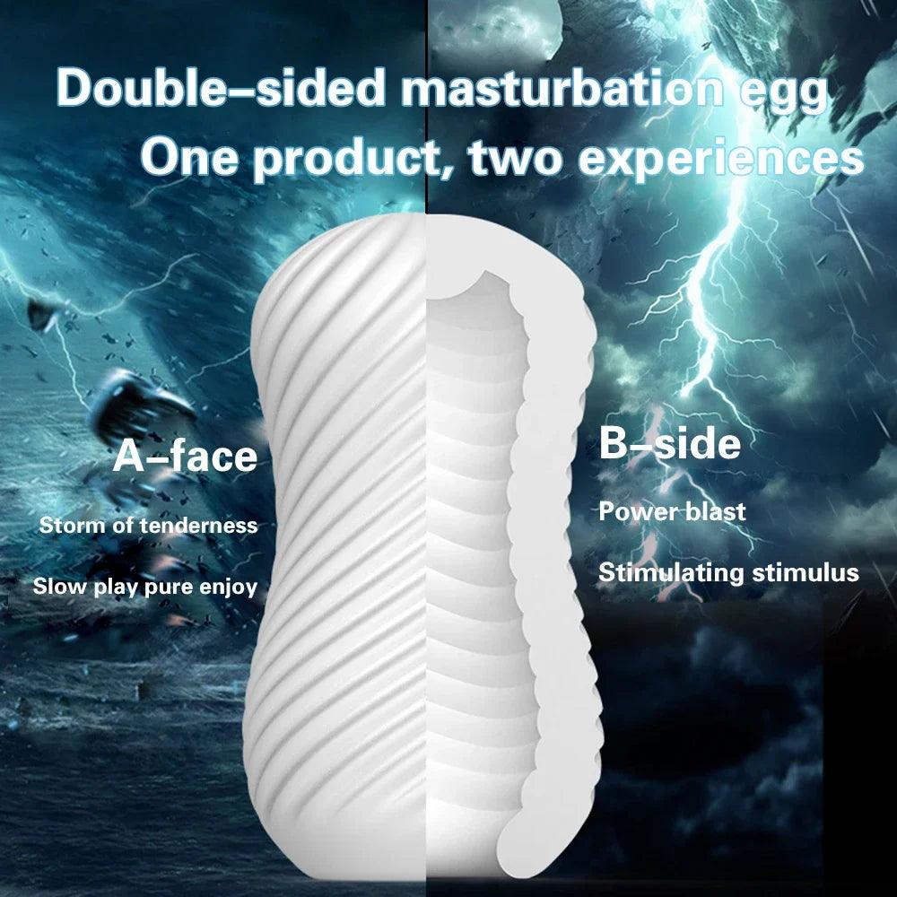 Side profile of male pleasure device