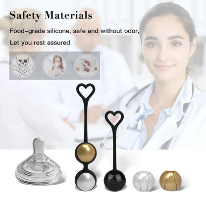 Size comparison of kegel exercise device
