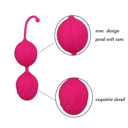Side profile of kegel trainer showing shape