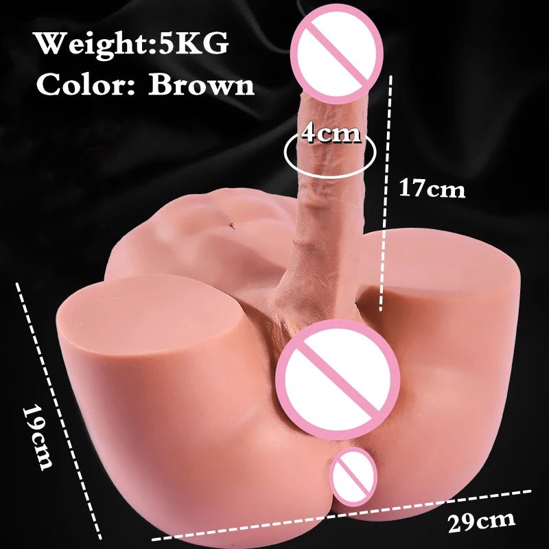 Weight and size reference for torso toy