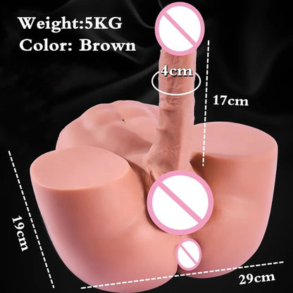 Weight and size reference for torso toy