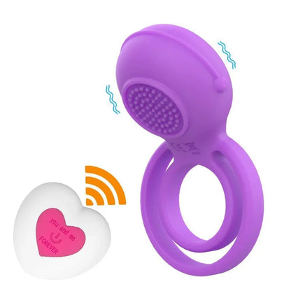 Ring with vibrator attachment detail