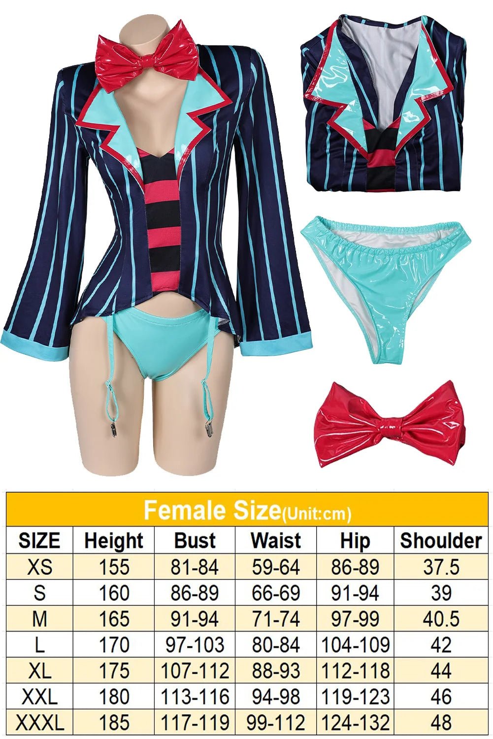 Side view of lingerie showing silhouette