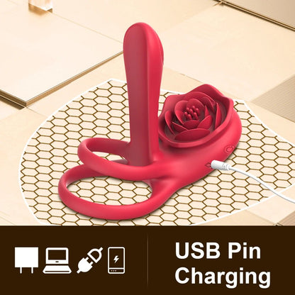 Size comparison of vibrator with scale reference
