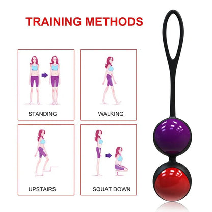 Side profile of kegel trainer showing shape