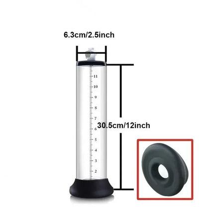 Pressure gauge on vacuum pump device