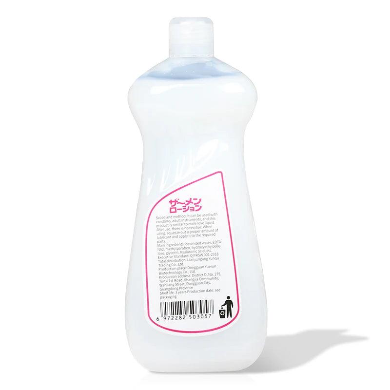 Lubricant bottle with cap detail