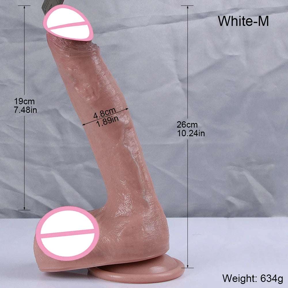 XXL Oversized Realistic Huge Design With Suction C   size comparison reference