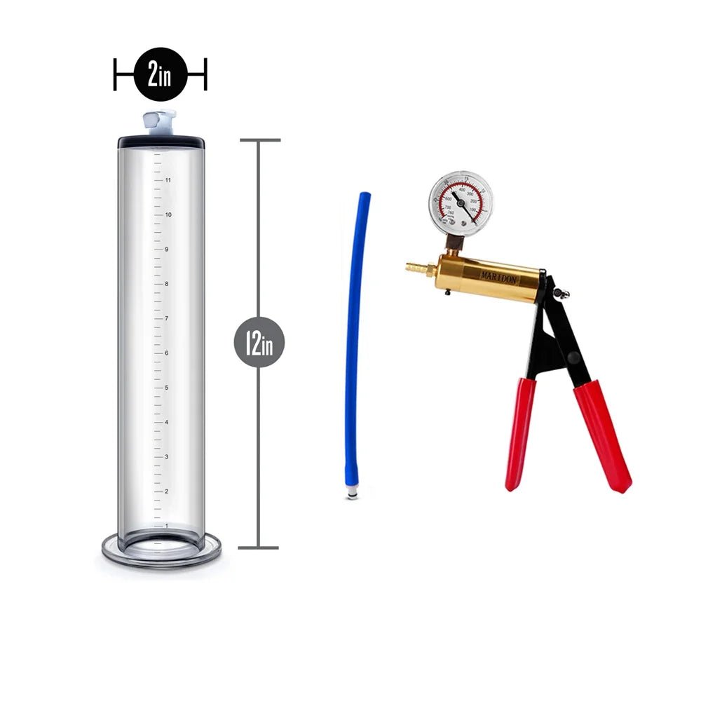 Pressure gauge on vacuum pump device