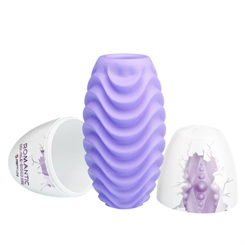 Product overview of silicone pocket toy for men - ultimate pleasure experience from above