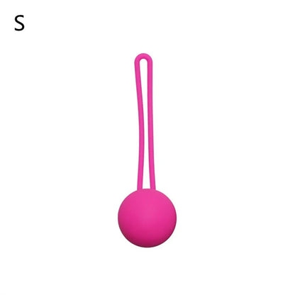 Close-up of silicone material on kegel device