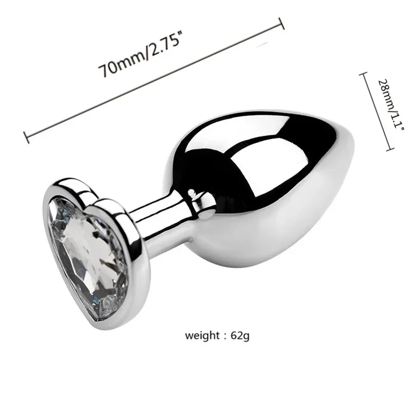 Stainless steel plug body showing weight and finish detail