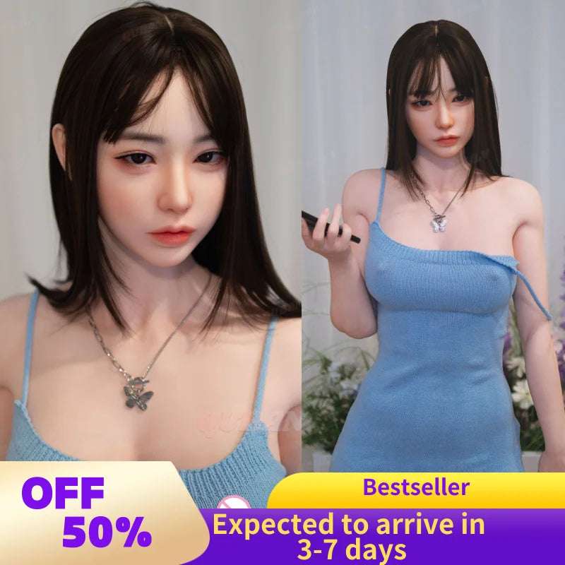 Side profile view of 140cm adult companion figure