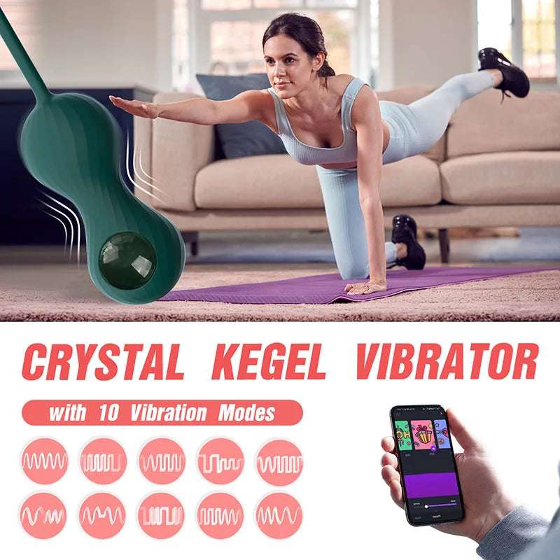 Magic Motion Kegel Master Ball Wireless Vibrator APP Remote Control Smart intimate Tighten Training Ben Wa Ball adult toy for Woman