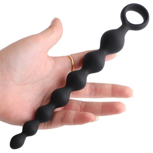 20cm Silicone Anal Beads – Prostate Stimulator for Couples Play
