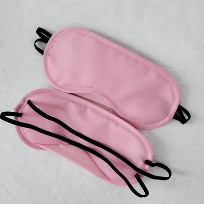 Pink blindfold included in the two-piece set