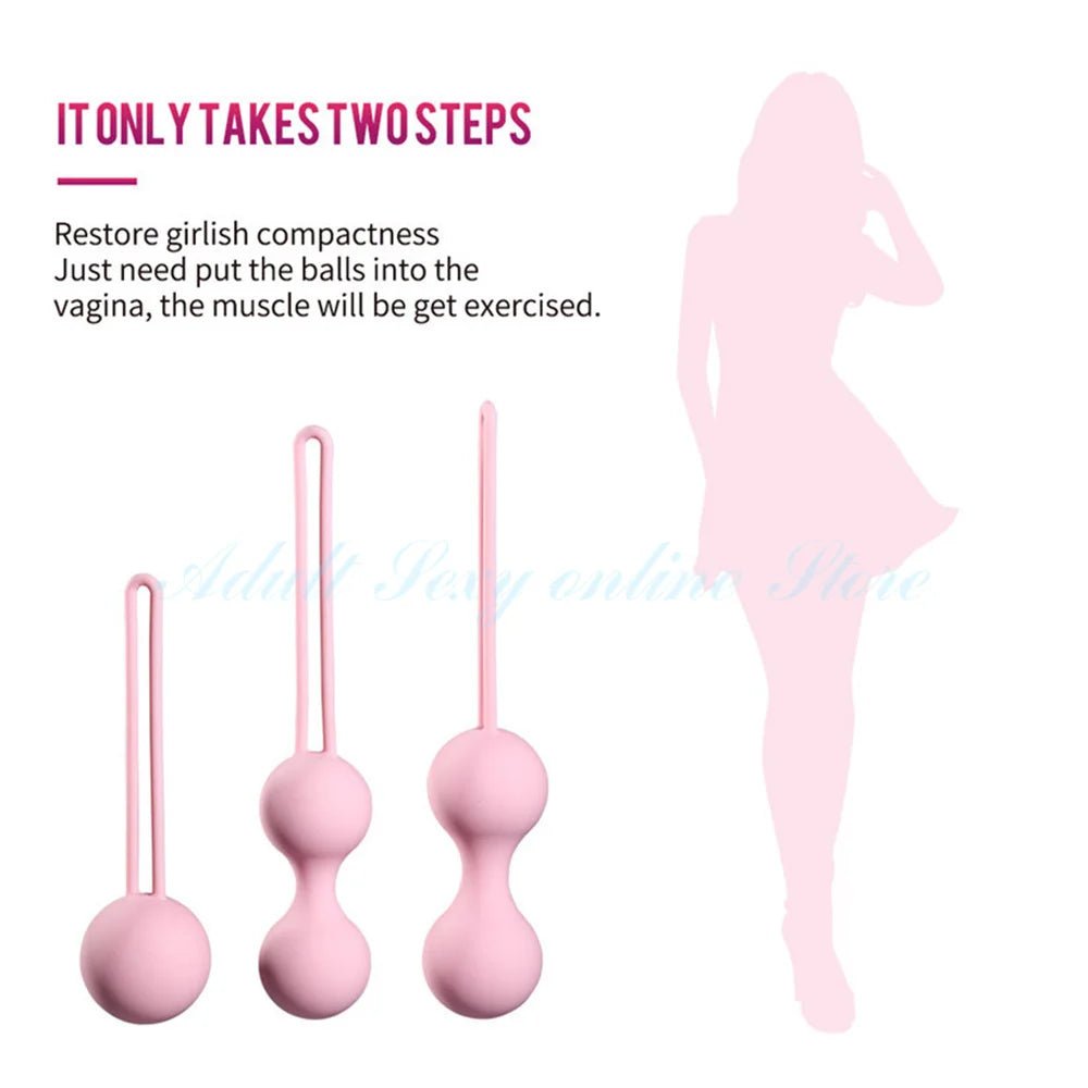 Colour and material options for kegel trainer