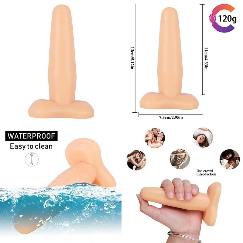 Size comparison of vibrator with scale reference