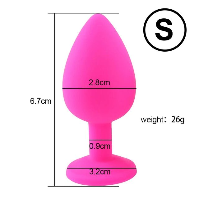 Multiple size options for adult toy