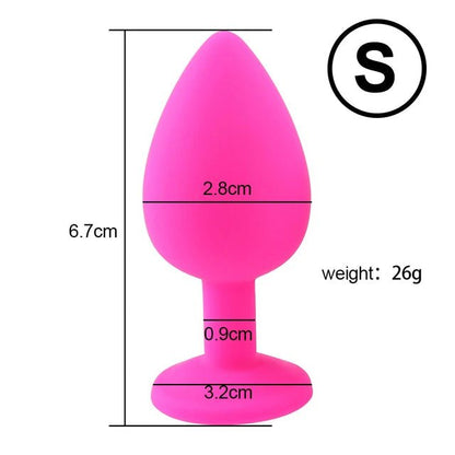 Multiple size options for adult toy