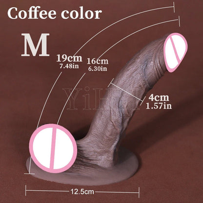 Realistic adult toy   product view on white background