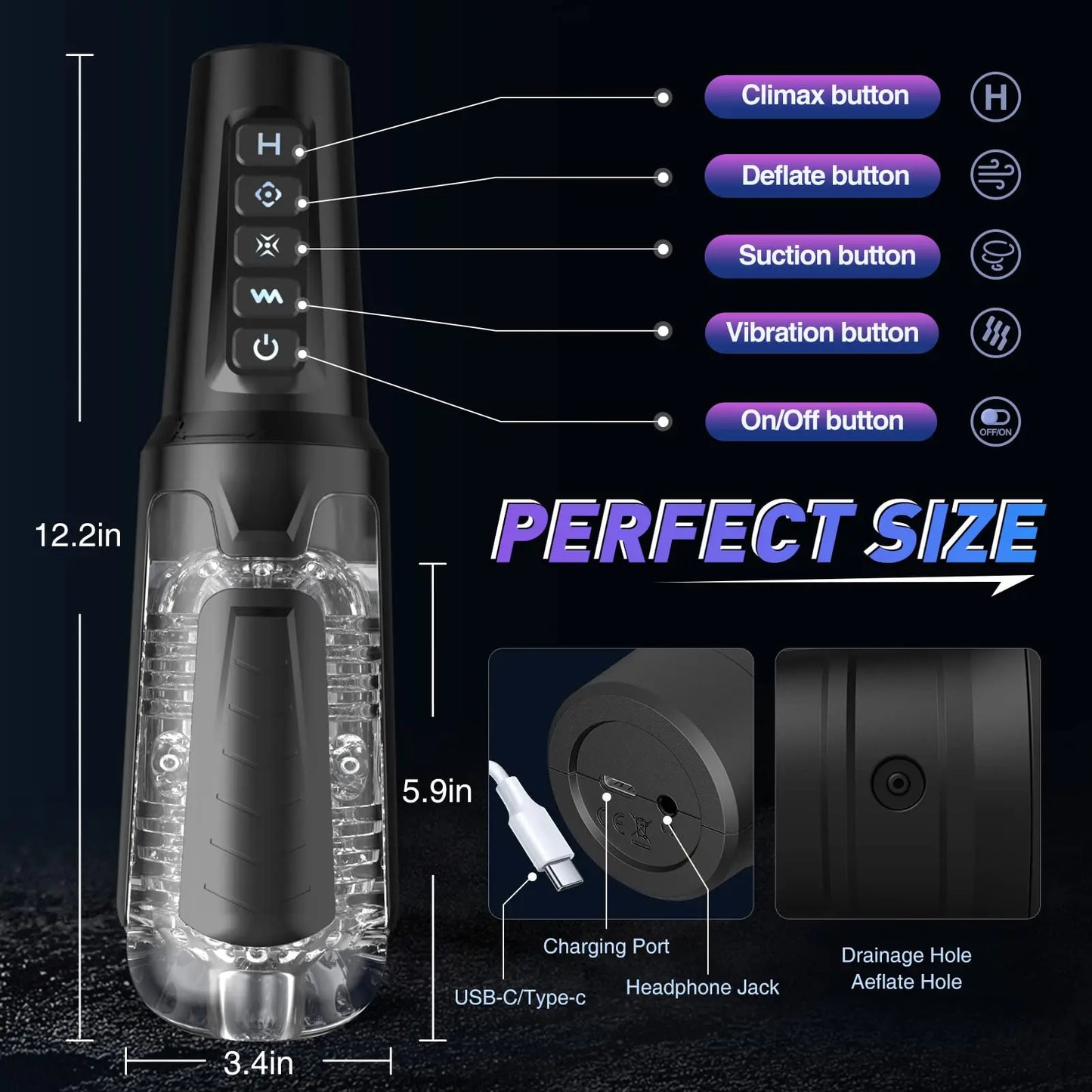 Colour or style options for male pleasure device