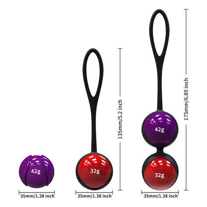 Size comparison of kegel exercise device