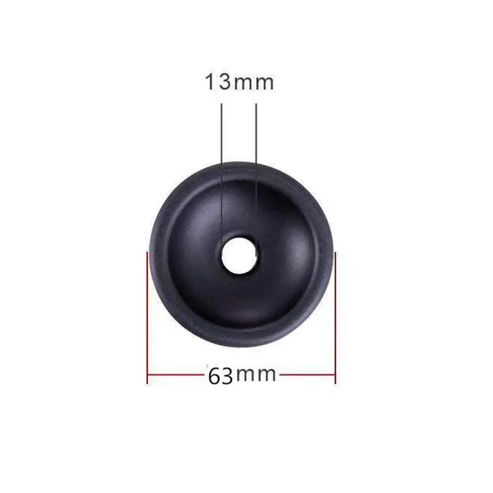Clear cylinder showing size