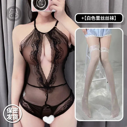 Side view of lingerie showing silhouette