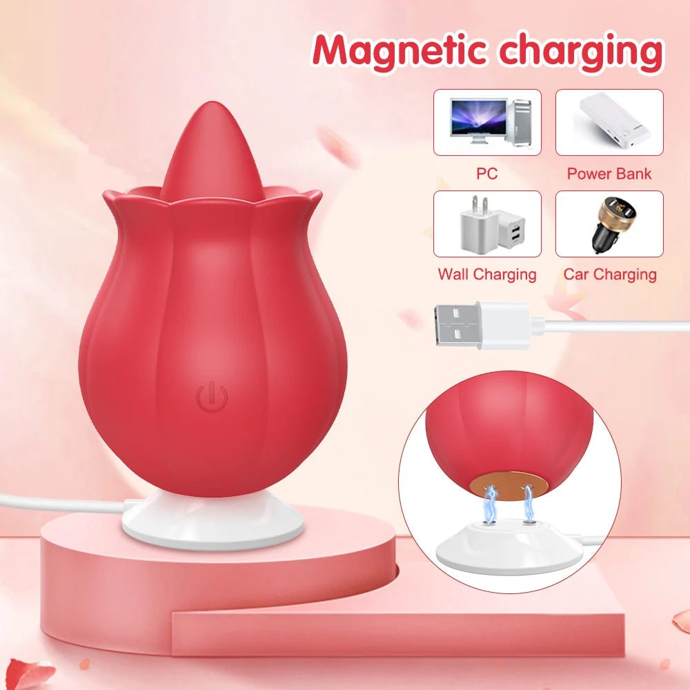Size comparison of vibrator with scale reference