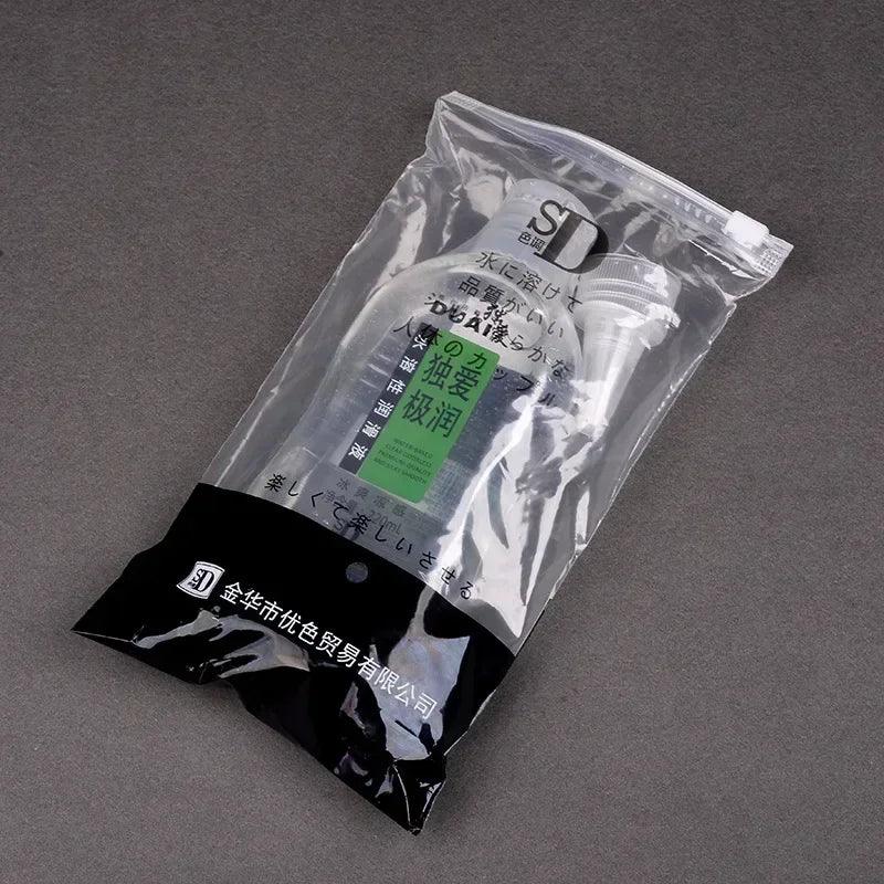 Lubricant bottle with cap detail