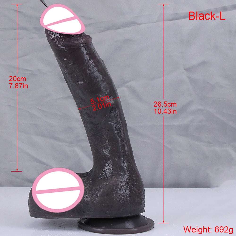 XXL Oversized Realistic Huge Design With Suction C   packaging and box contents