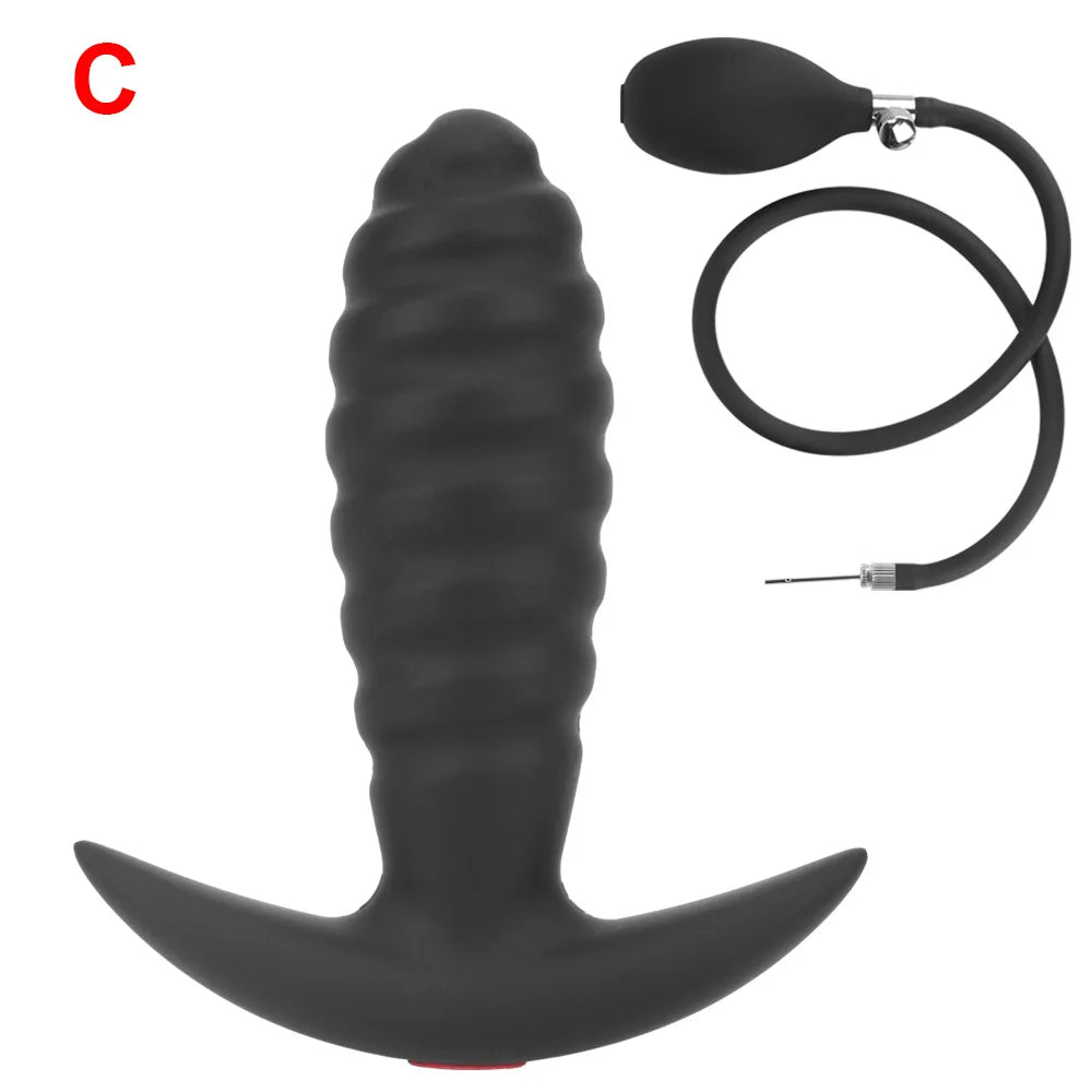 Tip detail of inflatable silicone plug