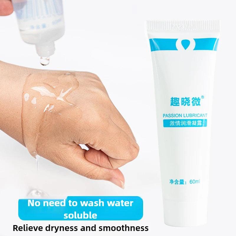 Bottle or tube of intimate lubricant   front label view