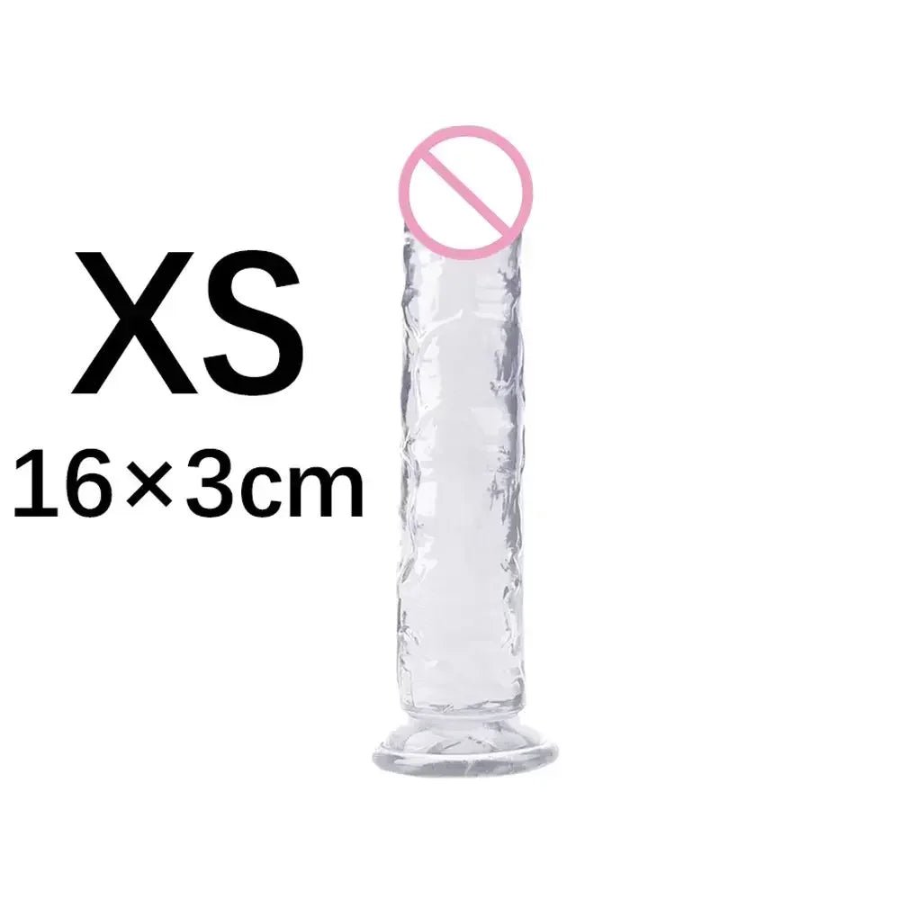 Measurement and dimensions of 5 colours small transparent suction cup jelly toy for fun