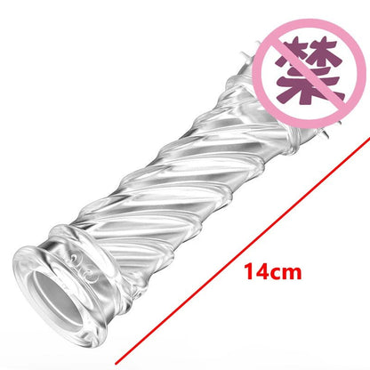 Vibrating attachment or ring on sleeve