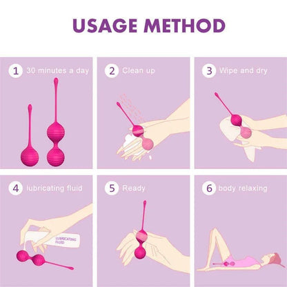 Colour and material options for kegel trainer