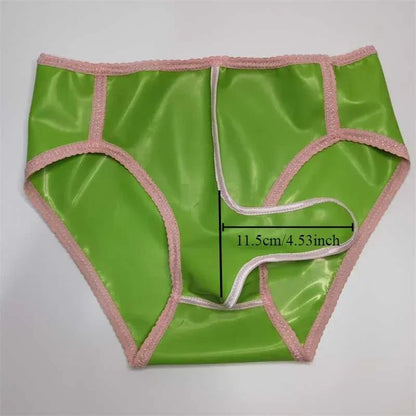 Rear view of lingerie showing back design