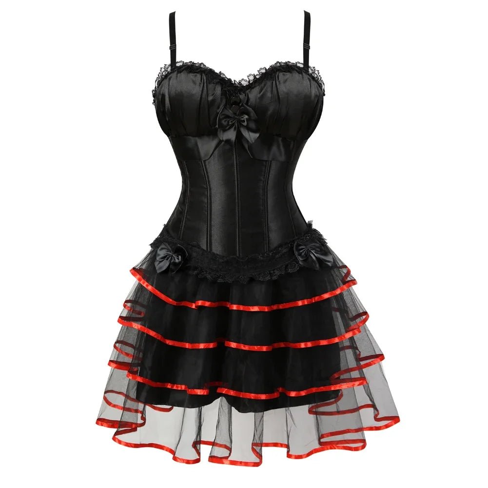 Lingerie set components laid flat
