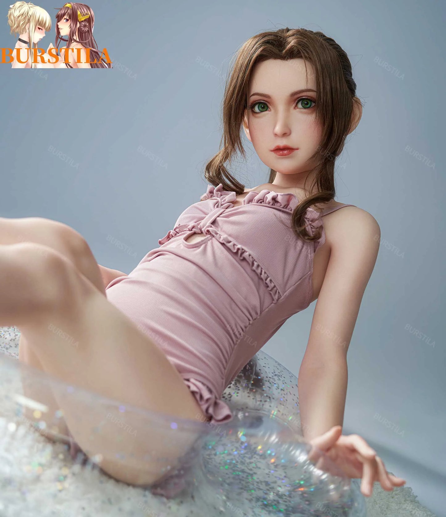 Close-up of realistic skin texture on adult companion