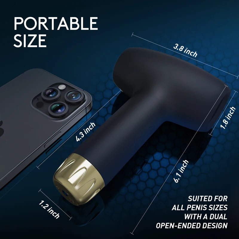 Size comparison of male pleasure device