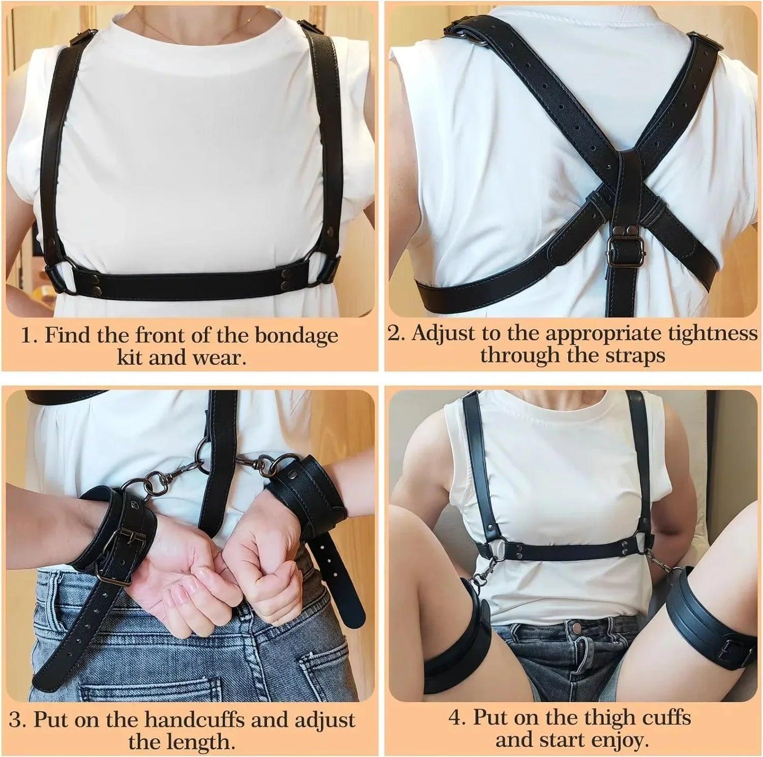 Colour options for bondage accessory