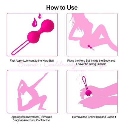 Kegel Ben Wa Ball intimatel Tighten Exercise Machine Smart Egg Geisha Balls Female pleasureor adult toy for Women
