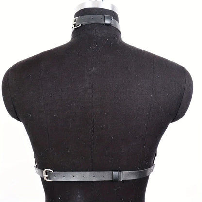 Women Sexy Harness Belt Leather Lingerie Gothic Corset