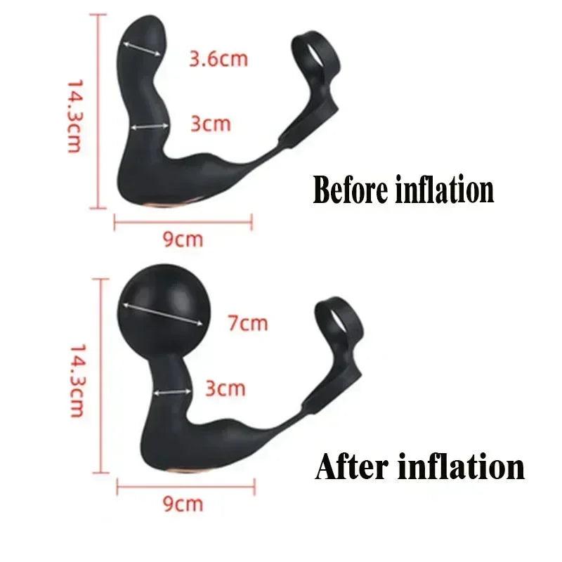Realistic adult toy   product view on white background