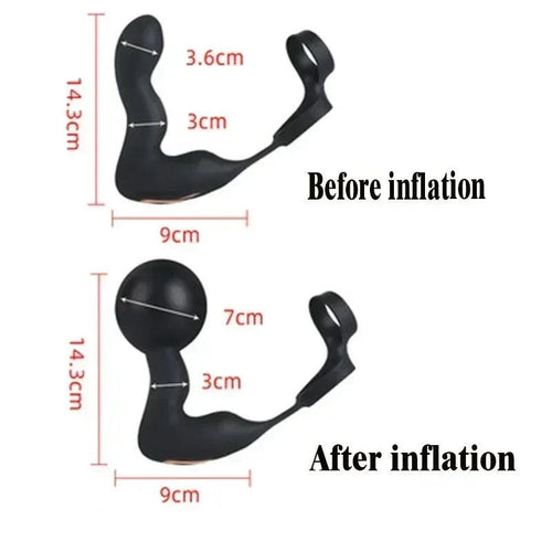 Realistic adult toy   product view on white background