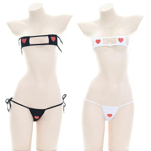 Lingerie piece shown on dress form   front view