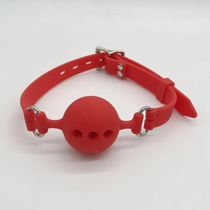 Soft Silicone Mouth Gag Ball Bdsm Oral Fixation Restraints