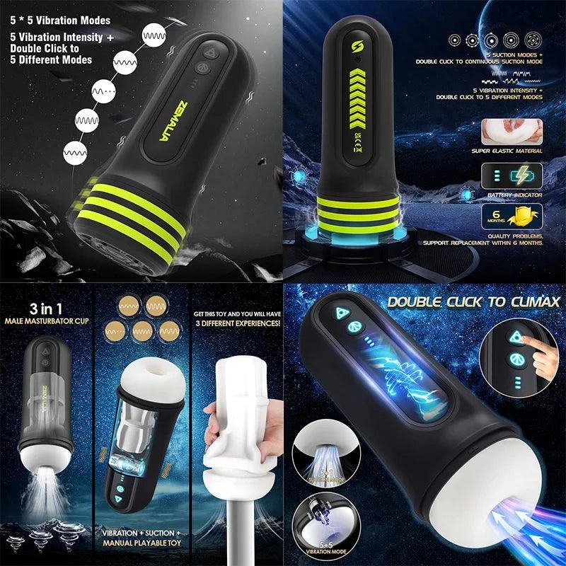 Packaging for male pleasure device
